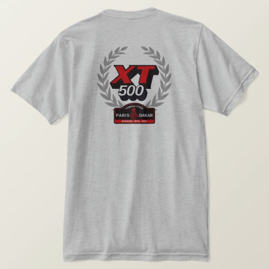 XT500 Mens T Shirt (Design Rückseite)