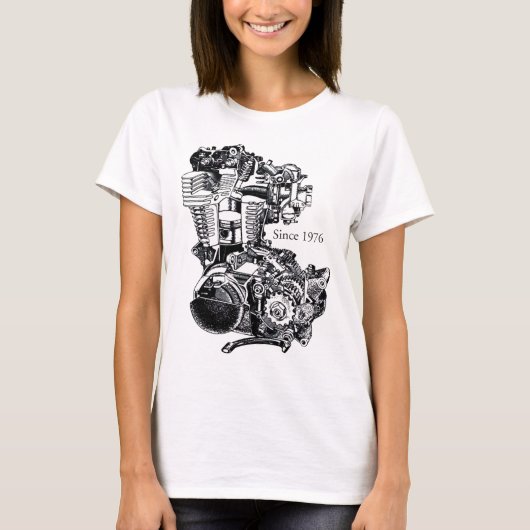 XT 500 Motor 1 T-Shirt (Vorderseite)