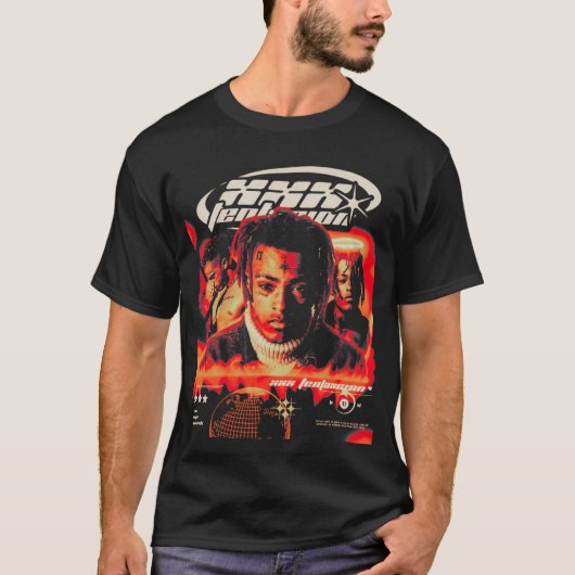 XTentacion Premium Design V2 Collection Streetwear T-Shirt (Vorderseite)