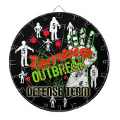 Xtra Points Zombie Outbreak Defense Team DartBoard Dartscheibe (vorne)