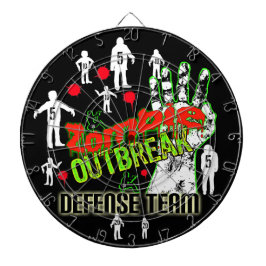 Xtra Points Zombie Outbreak Defense Team DartBoard Dartscheibe