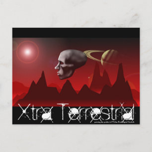 Xtra Terrestria, Xtra Terrestrial, Malerei ist ... Postkarte