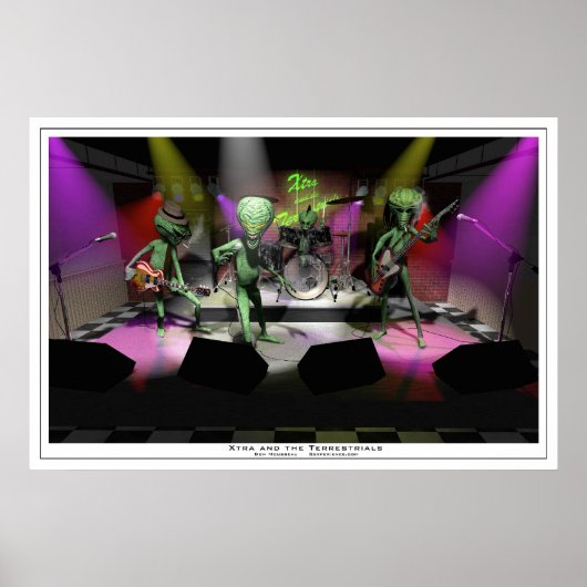 Xtra und die Terrestrials Poster (Vorne)