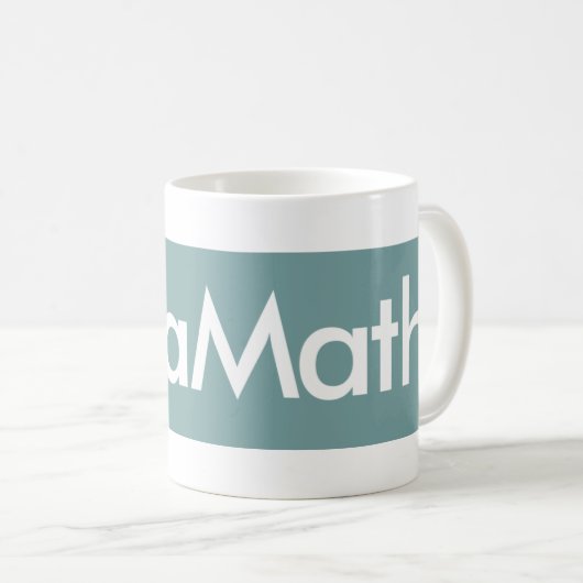 XtraMath große Logo-Tasse Kaffeetasse (VorderseiteRechts)