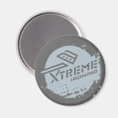 Xtreme Ironing Magnet 4 (Vorderseite/Rückseite)