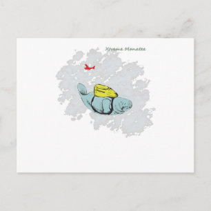 Xtreme Manatee Skydiving Postkarte