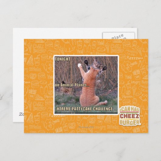 Xtreme PattyCake Challenge Postkarte (Vorne/Hinten)