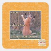 Xtreme PattyCake Challenge Quadratischer Aufkleber (Vorderseite)