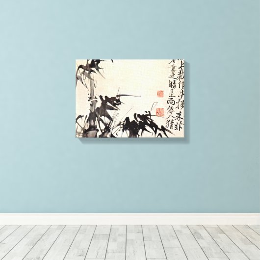 Xu Wei - Bamboo Leinwanddruck (Insitu (Holzboden))