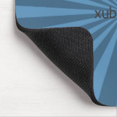 Xubuntu Linux-Blau-Sternexplosion Mousepad (Ecke)