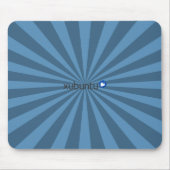 Xubuntu Linux-Blau-Sternexplosion Mousepad (Vorne)