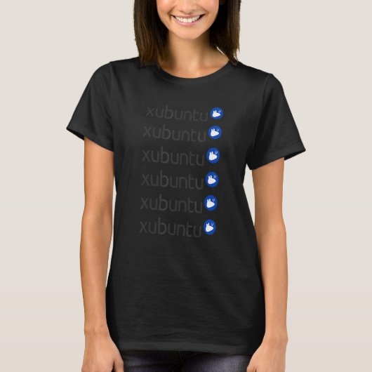 Xubuntu Xfce-Desktop-Umgebung Ubuntu Linux Sof T-Shirt (Vorderseite)