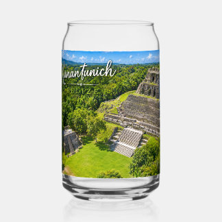 Xunantunich Belize Mayanische archäologische Sehen Dosenglas