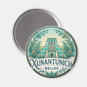 Xunantunich Maya-Ruinen Belize Magnet (Vorderseite/Rückseite)