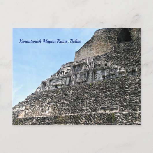 Xunantunich Maya Ruins, Belize Postcard Postkarte (Vorderseite)