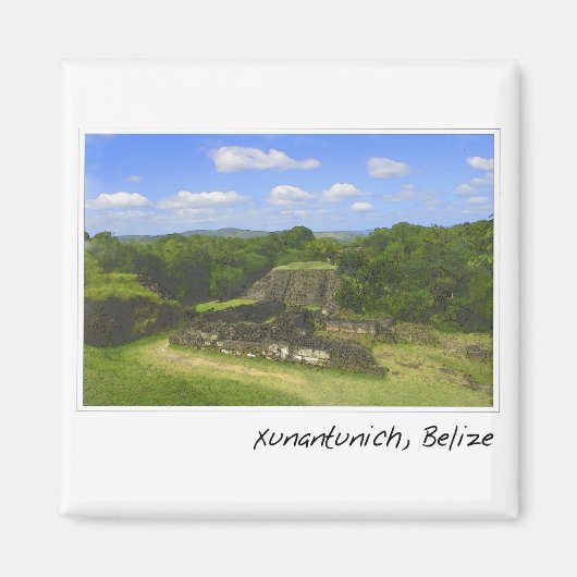 Xunantunich Mayan Ruin in Belize Magnet (Vorne)