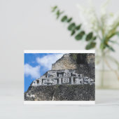Xunantunich Mayan Ruin in Belize Postkarte (Stehend Vorderseite)