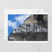 Xunantunich Mayan Ruin in Belize Postkarte (Vorne/Hinten)