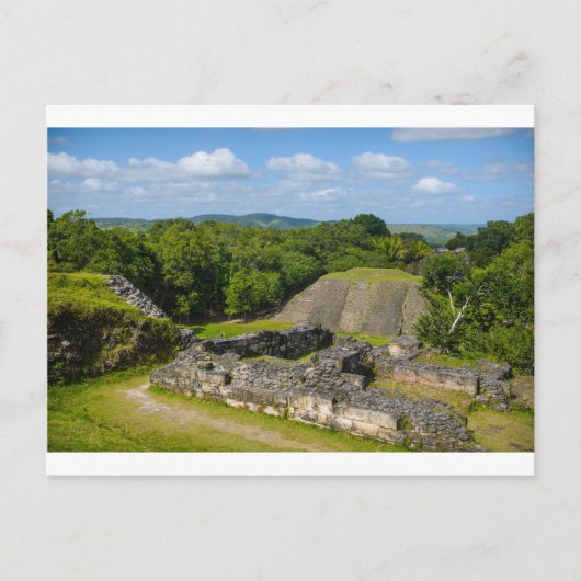 Xunantunich Mayan Ruin in Belize Postkarte (Vorderseite)