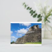 Xunantunich Mayan Ruin in Belize Postkarte (Stehend Vorderseite)