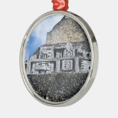 Xunantunich Mayan Ruin in Belize Silbernes Ornament (Links)