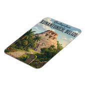 Xunantunich Mayan Ruinen Belize Magnet (Linke Seite)