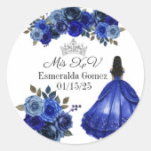 XV Aufkleber royblau (Vorderseite)