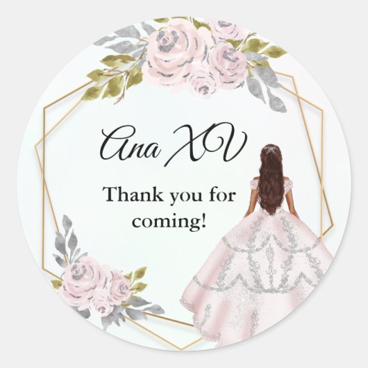 xv-Aufkleber Runder Aufkleber (Vorderseite)