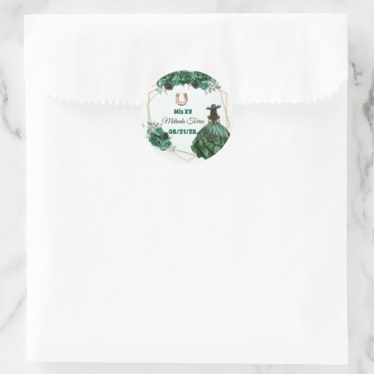 xv-Aufkleber Runder Aufkleber (Tasche)