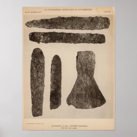 XV Eisen implementiert, Also Kalifornien Poster (Vorne)