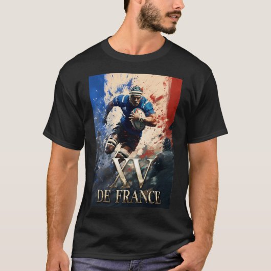 Xv. (Frankreich), Rugby-Poster, Ovalie T-Shirt (Vorderseite)