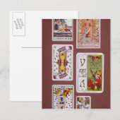 XVI Der Tower der Zerstörung Postkarte (Vorne/Hinten)