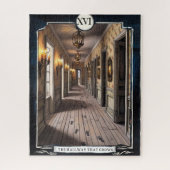 XVI Der wachsende Gang - es weiß, Tarot Puzzle (Vertikal)