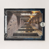 XVI Der wachsende Gang - es weiß, Tarot Puzzle (Horizontal)