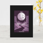 XVII Der Mond - Tarot Card Geschenk Karte (Gelbe Blume)