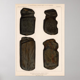 XVII Stone-Werkzeuge, New Mexico Poster