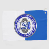XVIII AIRBORNE CORPS GOLFHANDTUCH (Horizontal)
