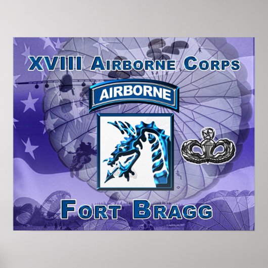 XVIII Airborne Corps Poster New Design ! (Vorne)