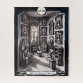 XVIII Das Portraithaus - Stillschweigen, Tarot Puzzle (Vertikal)