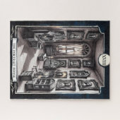 XVIII Das Portraithaus - Stillschweigen, Tarot Puzzle (Horizontal)