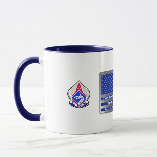 XVIII Im Flugzeug Corps - Amerikas Notfallkorps Tasse (Links)