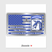 XVIII IM FLUGZEUG CORPS AUFKLEBER (Blatt)