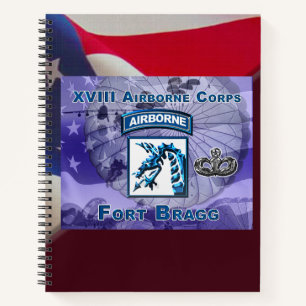 XVIII Im Flugzeug Corps-Geschenk Notizblock