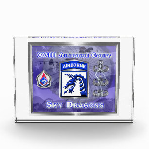 XVIII Im Flugzeug Corps Sky Dragons Custom Fotoblock