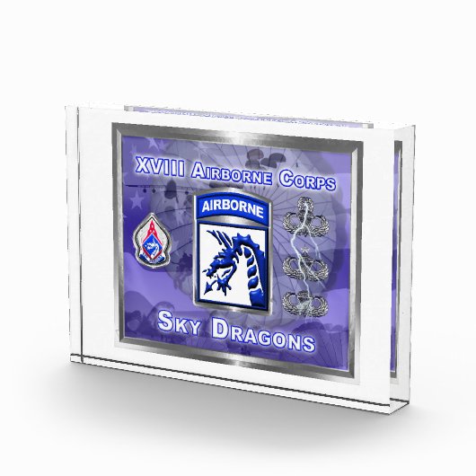 XVIII Im Flugzeug Corps Sky Dragons Custom Fotoblock (Rechts)