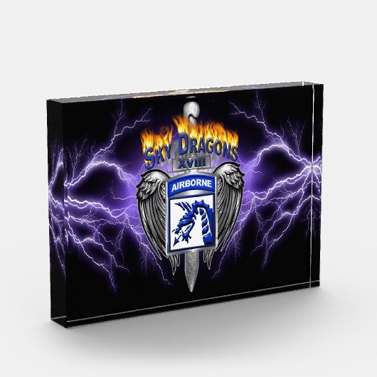 XVIII Im Flugzeug Corps Sky Dragons Custom Fotoblock (Links)