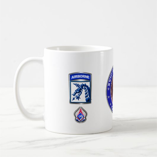 XVIII Im Flugzeug Corps Sky Dragons Kaffeetasse (Links)