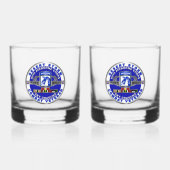 XVIII IM FLUGZEUG CORPS-Wüstensturm Whiskyglas (Vorderseite)