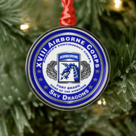 XVIII Im Flugzeug Korps Sake Weihnachten Ornament Aus Metall