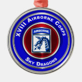 XVIII Im Flugzeug Korps Sake Weihnachten Ornament Aus Metall (Vorne)